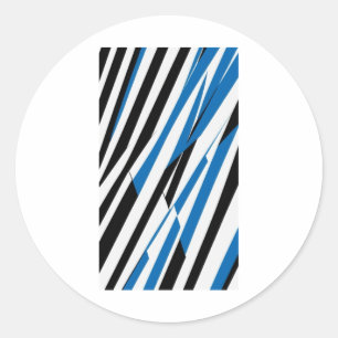 Stripe Pattern 29 Sticker 