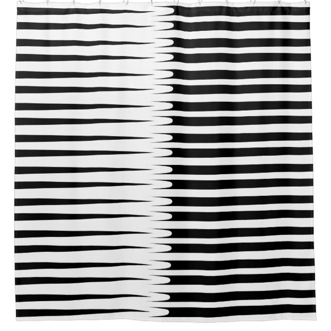 Stripe Pattern Black White Unique Abstract Stylish (Front)