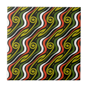 stripe pattern tile