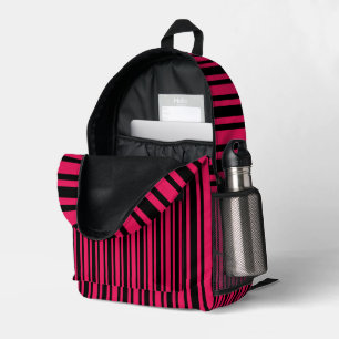 Stripe Zone Printed Backpack