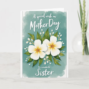 Striped Affection Flower Card