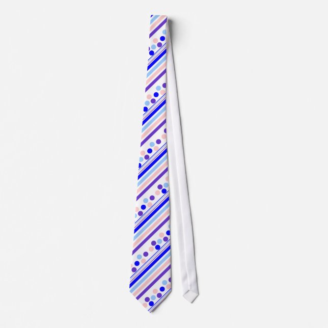 Striped and Dotted Tie (Front)