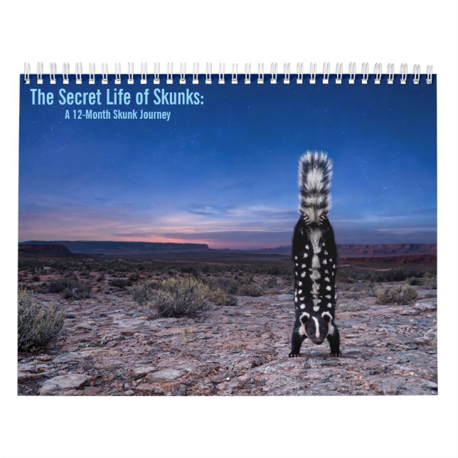 Striped and Spotted Skunks Calendar (Cover)