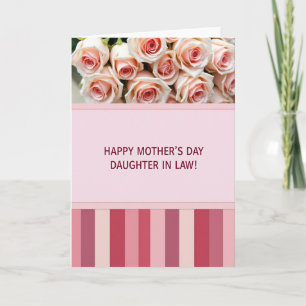 Striped Art Mothers Day Card