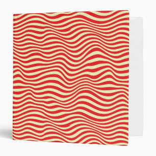 Striped background binder