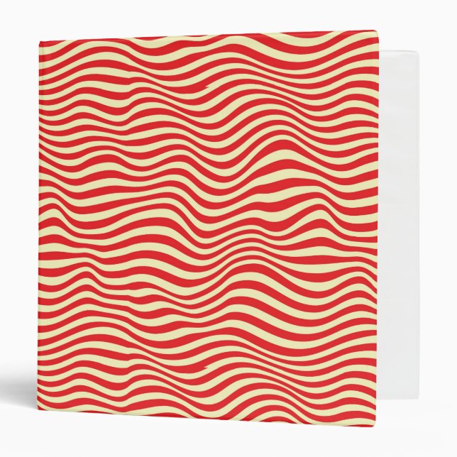 Striped background binder (Front/Inside)
