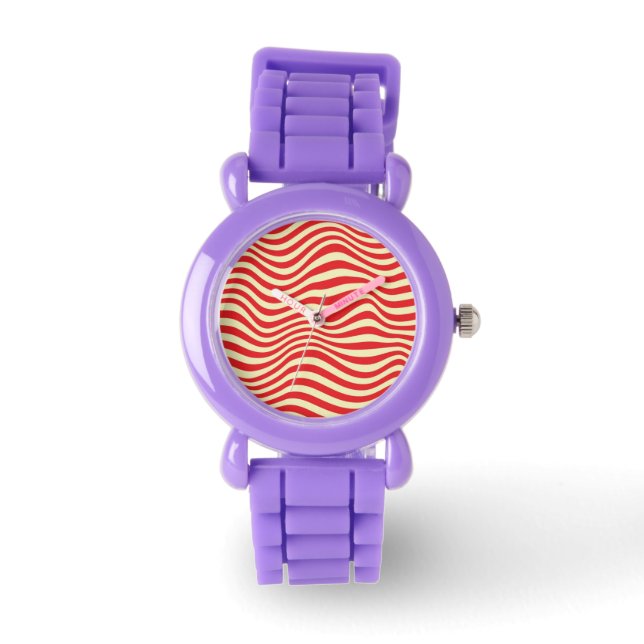 Striped background watch (Front)