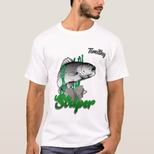 Striped Bass The Fresh Water King Of Fighters T-Shirt