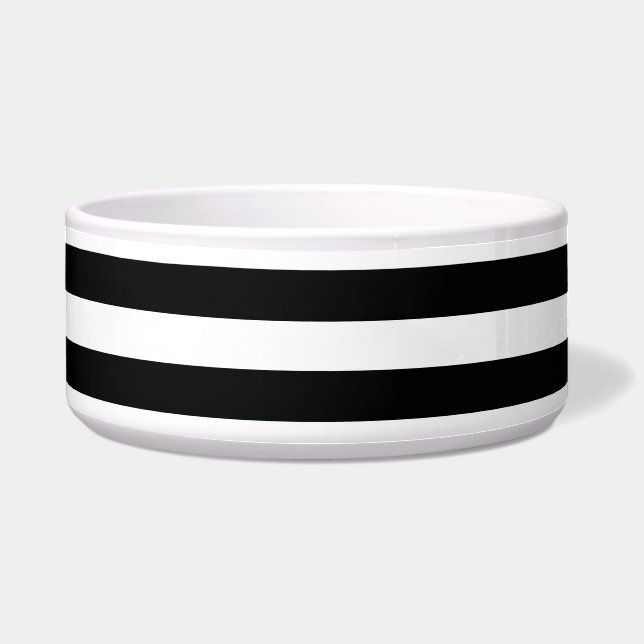 Striped (Black & White | Horizontal) Customizable (Front)