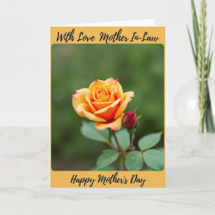 Striped Bloom Greetings Card