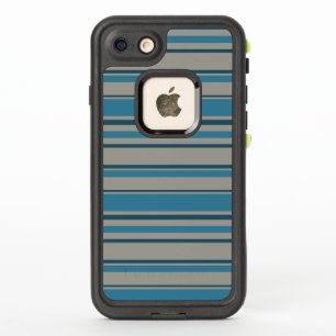 Striped blue gray