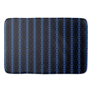 Striped Blue Too Bath Mat