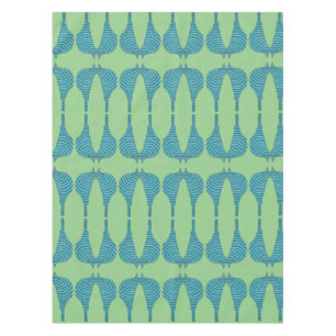 Striped Bluebird Tablecloth