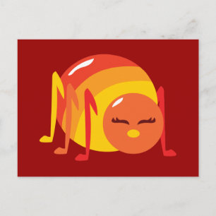 Striped Bug Postcard