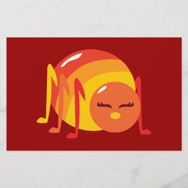 Striped Bug Stationery (Front)