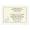 Striped Bunny Baby Shower Book Poem - Insert Card
