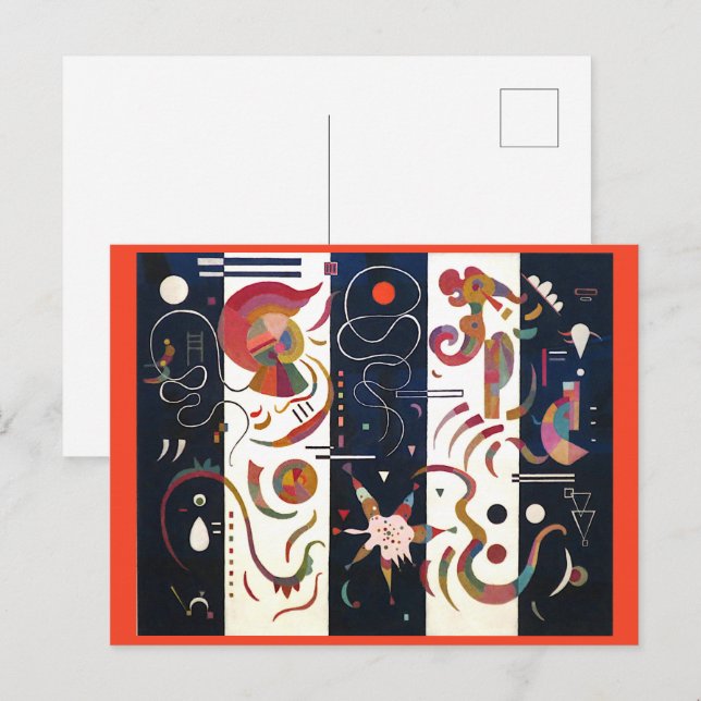 Striped by Wassily Kandinsky  Postcard (Front/Back)
