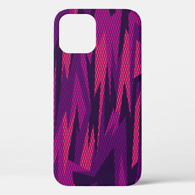 Striped Camouflage: Abstract Geometric Pattern Case-Mate iPhone Case (Back)