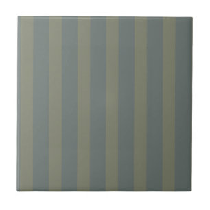 Striped Ceramic Tile, Small (4.25" x 4.25") Tile