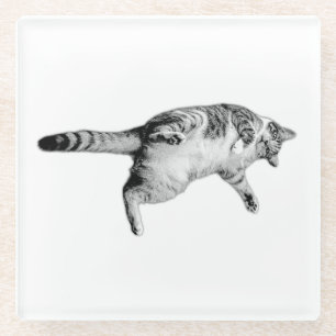 Striped Charm for the Table Glass Coaster