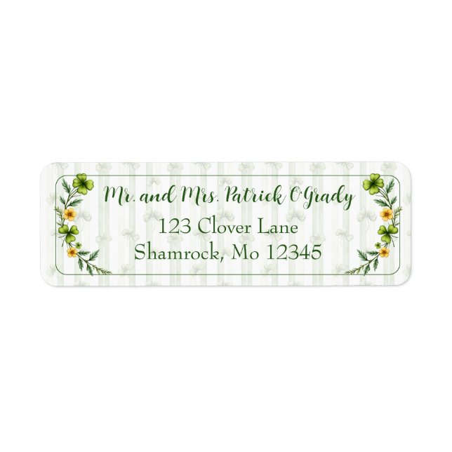 Striped Clovers  (Front)