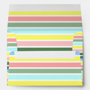 Striped Colours of Bermuda Envelope