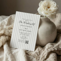 Striped Country Club Style Sage Wedding