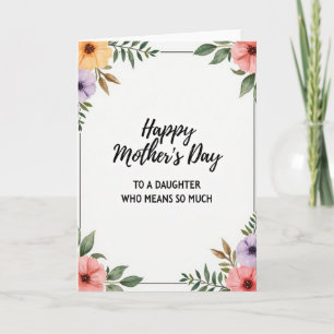 Striped Daughters Love Card