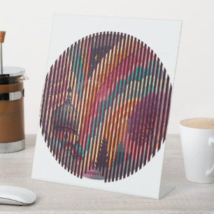 Striped Dreamscape Pedestal Sign – Customizable