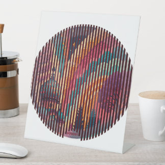 Striped Dreamscape Pedestal Sign – Customizable