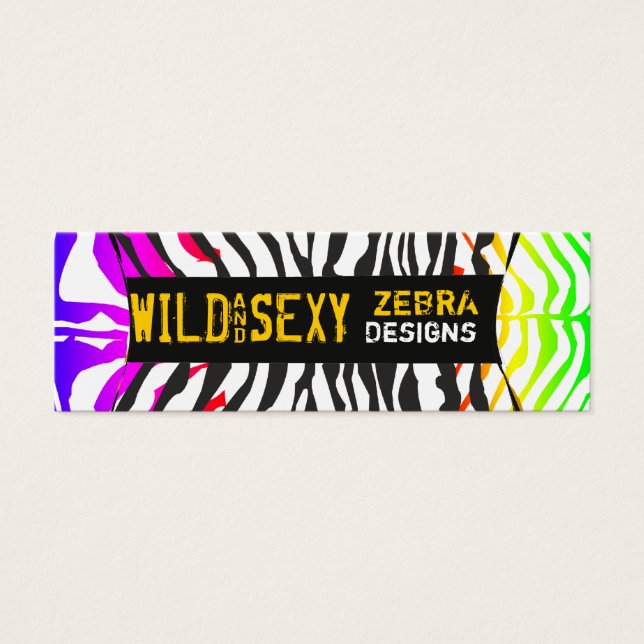Striped Equids Zebras Pattern Salon Makeup Artist (Front)