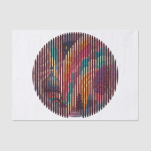 Striped Fantasy Dome Tissue Paper – Customizable