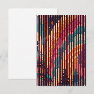 Striped Fantasy Thank You Card #00001 – Customize