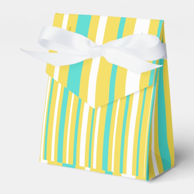 Striped Favor Box (Front Side)