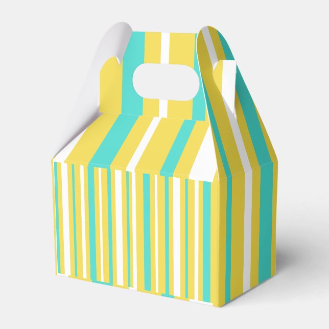Striped Favor Box (Front Side)