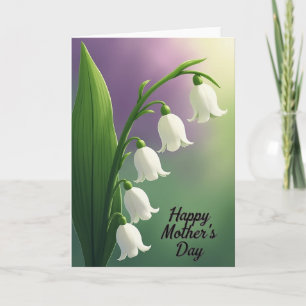 Striped Floral Cascade Card