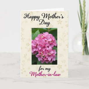 Striped Floral Mother In Law Card