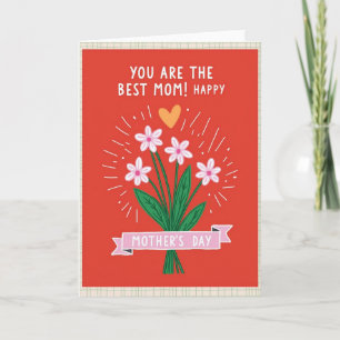 Striped Floral Praise Card