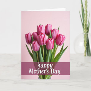 Striped Floral Wishes Card