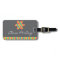 Striped Flower Luggage Tag