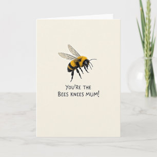 Striped Flying Bug Sweet Card