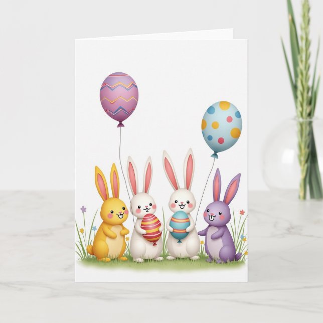 Striped Friends Pattern Card (Front)