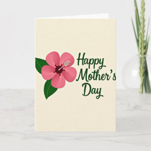 Striped Fuchsia Bloom Happy Day Card