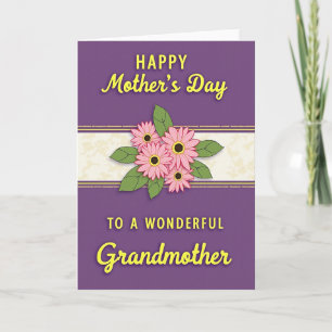 Striped Grandmas Day Card