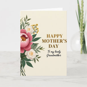 Striped Grandmother Botanical Card