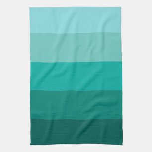 Striped Green Colours Kitchen Towel