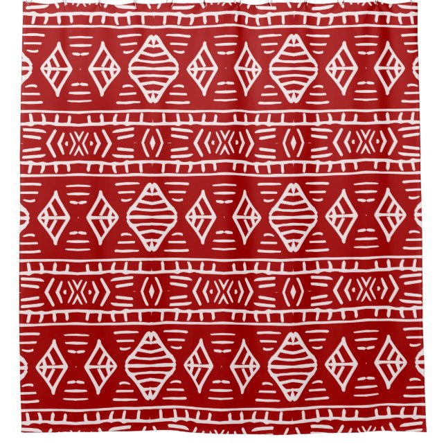Striped hand painted seamless pattern with ethnic  (Front)