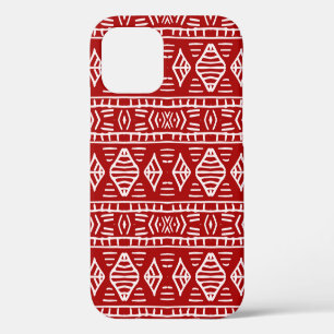 Striped hand painted seamless pattern with ethnic iPhone 12 case