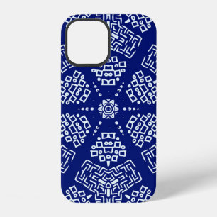 Striped hand painted seamless pattern with ethnic iPhone 12 case