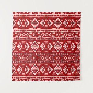 Striped hand painted seamless pattern with ethnic  tapestry